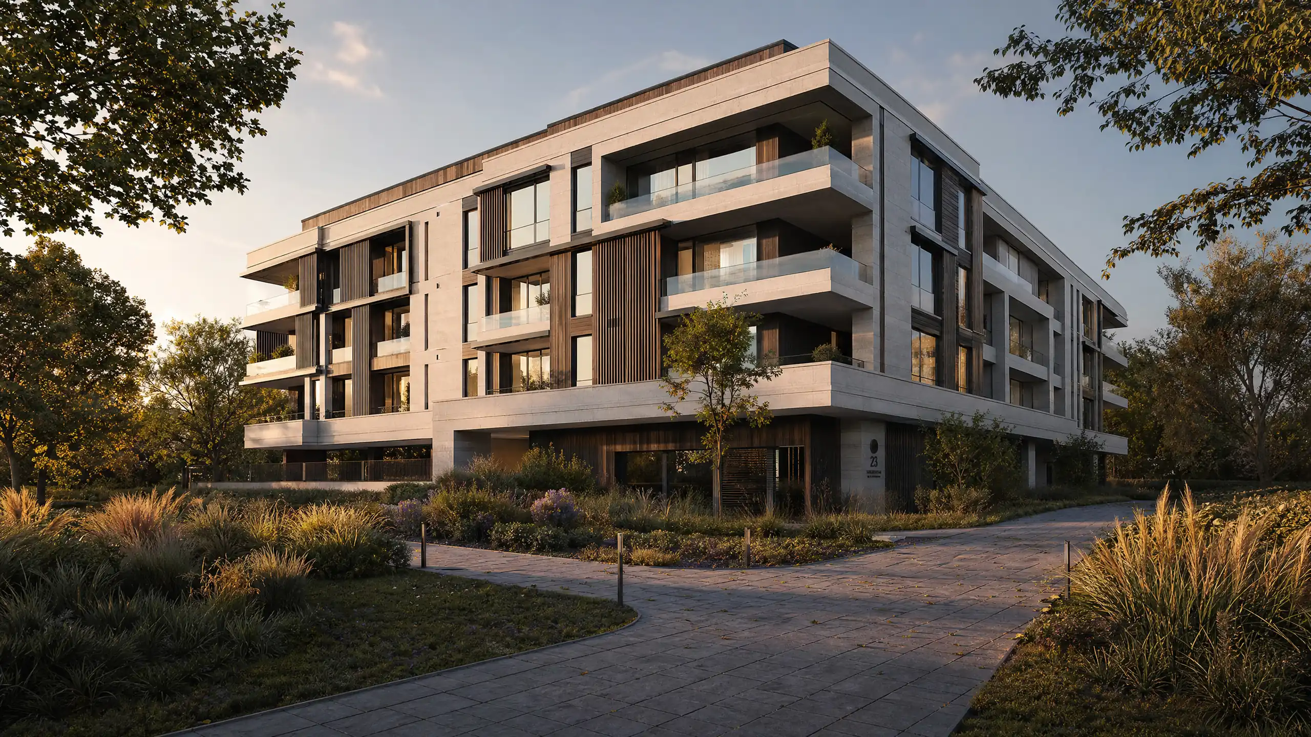 Exterior 360 - Clients walk around your building like in a game — before it is built.