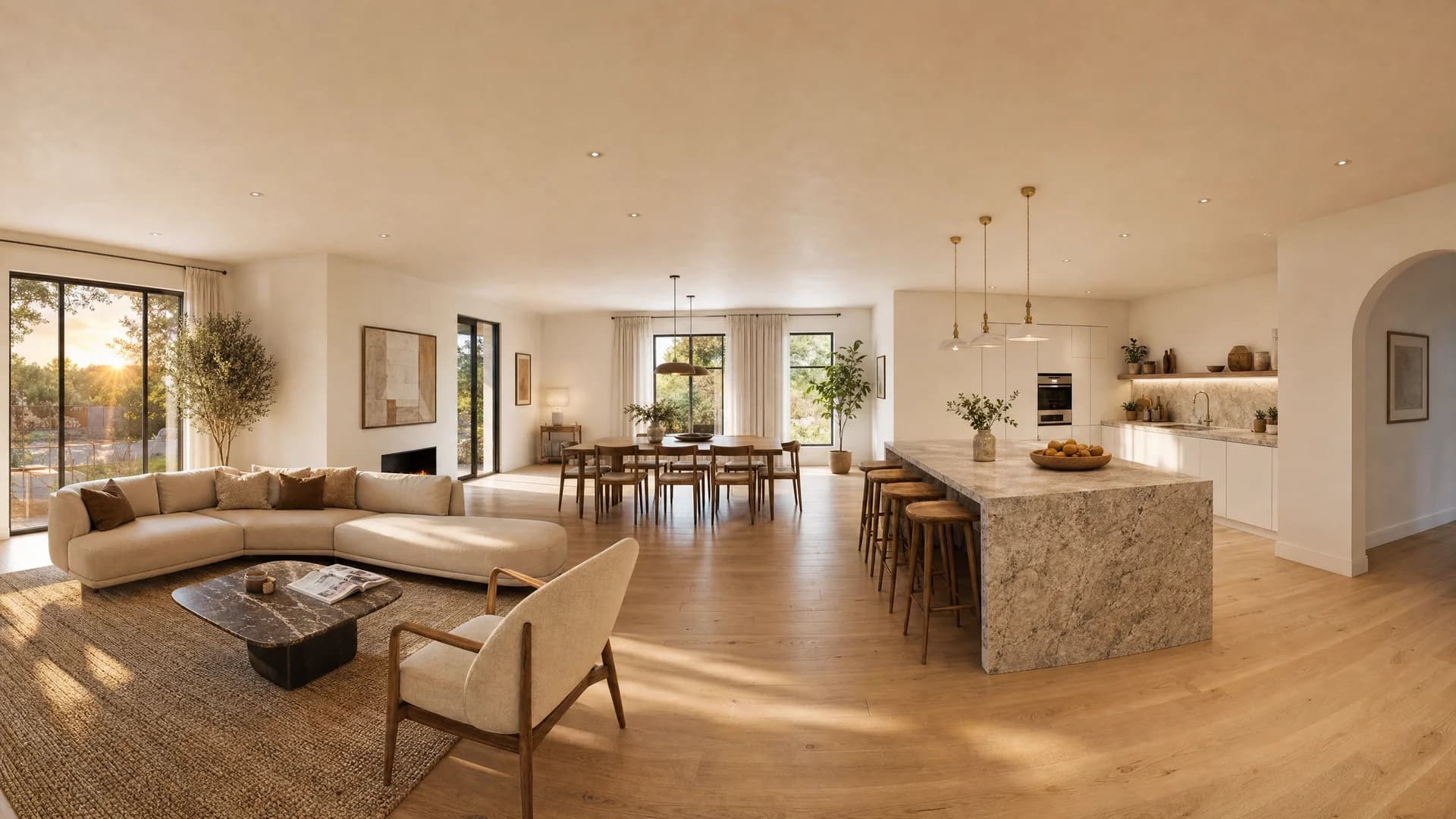 VR tour - Join your panoramas into a single tour buyers explore from an armchair.