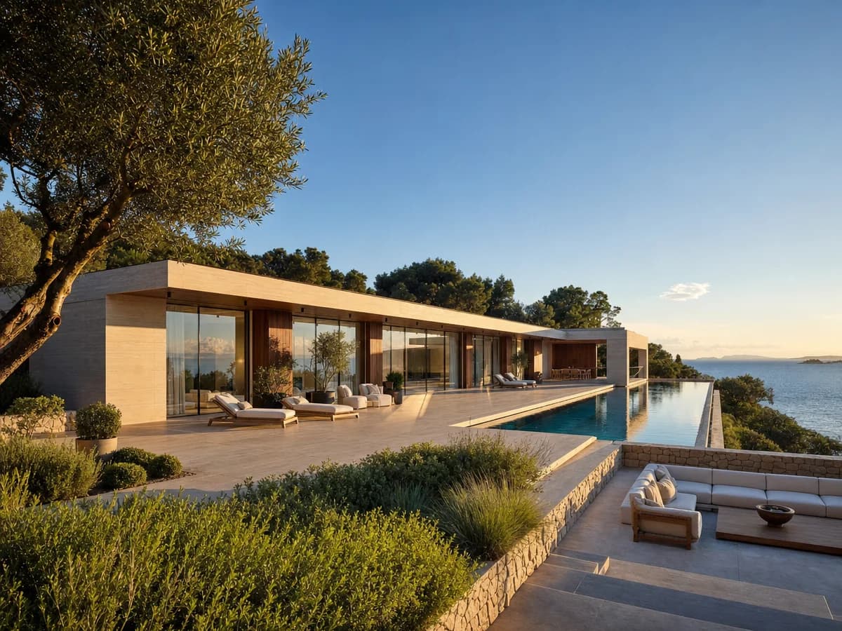 Exterior renders - A realistic view of a house, building, or facade with materials and surroundings.