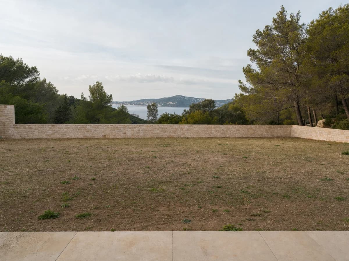 Landscape design - view before visual editing