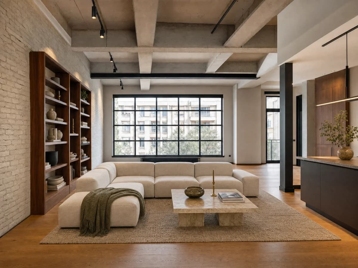 Virtual staging - result after visual editing